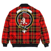 Clan Brodie Modern Tartan Crest Bomber Jacket RU14 Brodie Modern Tartan Tartan Bomber Jacket